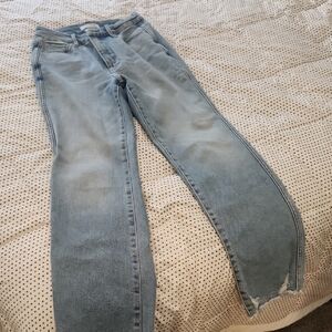 Good American Light Blue Straight Leg